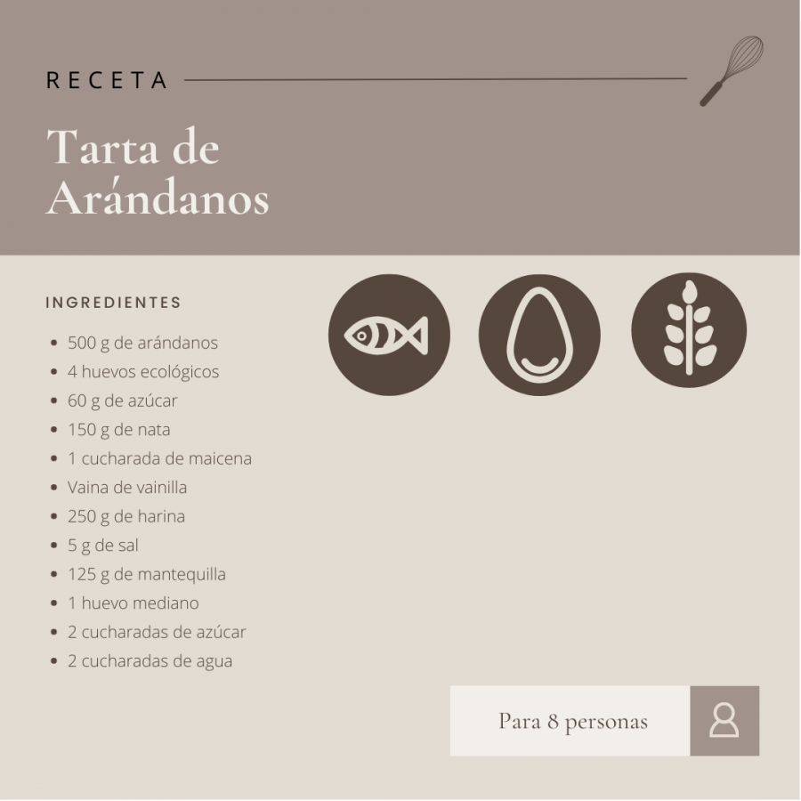 post instagram receta minimal marrón